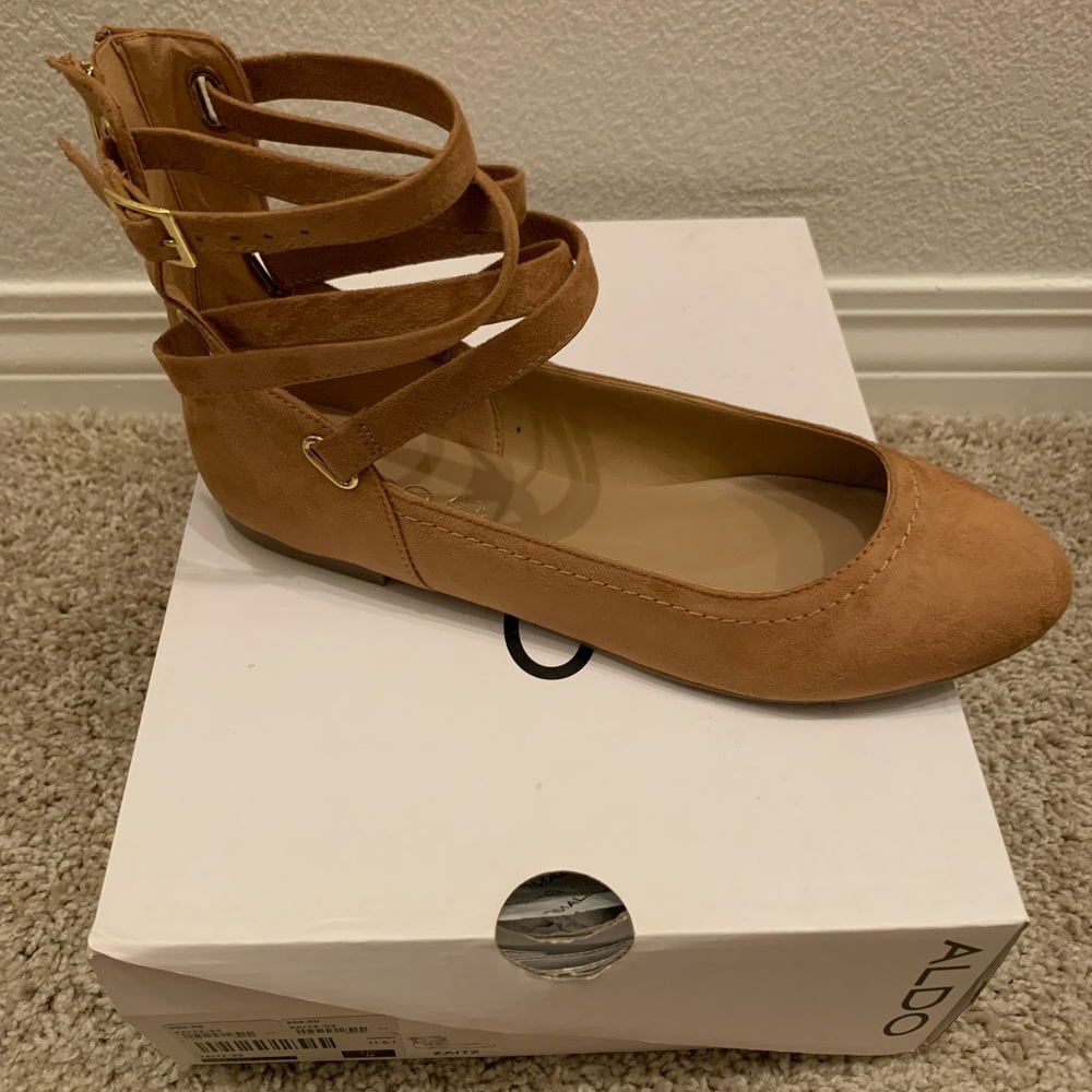 Aldo Brown Zaitz Flat Size 9